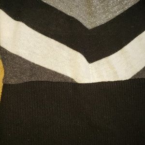 BCX Sweaters - BCX sweater v stripes turtle neck size M - H10 BCX Sweaters - BCX sweater v stripes turtle neck size M - H10